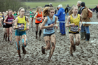 Girls under-15s 2018 British Inter Counties Cross Country Champs., Prestwold Hall, Loughborough. Photo: David T. Hewitson/Sports for All Pics